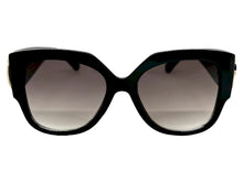 Oversized Exaggerated Vintage Retro Style SUNGLASSES Large Thick Black Frame 4382