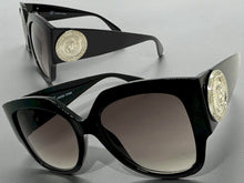 Oversized Exaggerated Vintage Retro Style SUNGLASSES Large Thick Black Frame 4382