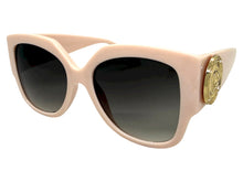 Oversized Exaggerated Vintage Retro Style SUNGLASSES Large Thick Pink Frame 4382