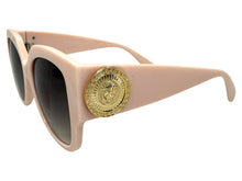 Oversized Exaggerated Vintage Retro Style SUNGLASSES Large Thick Pink Frame 4382