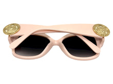 Oversized Exaggerated Vintage Retro Style SUNGLASSES Large Thick Pink Frame 4382