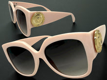 Oversized Exaggerated Vintage Retro Style SUNGLASSES Large Thick Pink Frame 4382