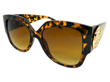 Oversized Exaggerated Vintage Retro Style SUNGLASSES Large Thick Tortoise Frame 4382