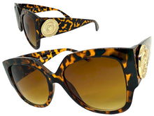 Oversized Exaggerated Vintage Retro Style SUNGLASSES Large Thick Tortoise Frame 4382