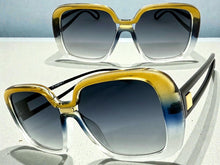 Oversized Exaggerated Vintage Retro Style SUNGLASSES Large Square Funky Frame 80960