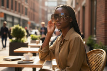 Oversized Exaggerated Modern Retro Shield Style SUNGLASSES X-Large Gold Frame - Smoke Lens 4603