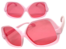 Oversized Exaggerated Vintage Retro Style SUNGLASSES Large Pink Frame 4754