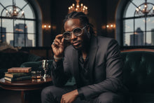 Classy Elegant Luxury Modern Hip Hop Style Bling SUNGLASSES Large Oval Silver Frame E0653