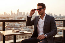 Classic Elegant Vintage Retro Style SUNGLASSES Black Frame - Rose Lens 80841