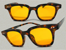 Classic Elegant Vintage Retro Style SUNGLASSES Tortoise Frame - Orange Lens 80841