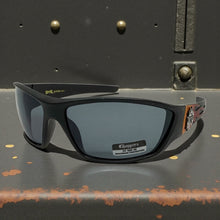 Motorcycle Riding Biker Sporty Wrap Around Choppers SUNGLASSES Safety Eyewear - Orange Flames 6763