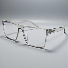 Classy Contemporary Modern Style Clear Lens Blue Light Block Computer EYEGLASSES Gray Frame 35004