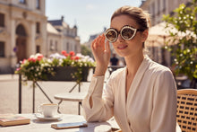 Oversized Exaggerated Classic Retro Cat Eye Style SUNGLASSES Bling Leopard Frame - Beige Lens 8120 (Copy)