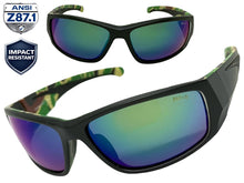 Classic Sporty Wrap Around Safety ANSI Z87.1 SUNGLASSES Protective Eyewear 6344