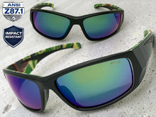 Classic Sporty Wrap Around Safety ANSI Z87.1 SUNGLASSES Protective Eyewear 6344