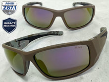 Classic Sporty Wrap Around Safety ANSI Z87.1 SUNGLASSES Protective Eyewear 6344