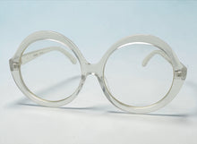 Oversized Vintage Retro Style Clear Lens EYEGLASSES Large Round Transparent Frame 80902