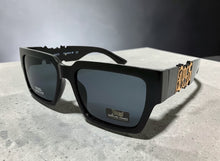 OVERSIZED Classic Hardcore Biker Gangster Style LOCS SUNGLASSES XXL Black Frame - Dark Lens 91255