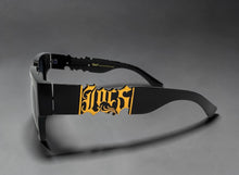 OVERSIZED Classic Hardcore Biker Gangster Style LOCS SUNGLASSES XXL Black Frame - Dark Lens 91255