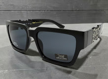 OVERSIZED Classic Hardcore Biker Gangster Style LOCS SUNGLASSES XXL Black Frame - Dark Lens 91255