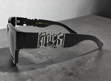OVERSIZED Classic Hardcore Biker Gangster Style LOCS SUNGLASSES XXL Black Frame - Dark Lens 91255