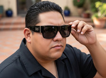OVERSIZED Classic Hardcore Biker Gangster Style LOCS SUNGLASSES XXL Black Frame - Dark Lens 91318