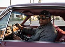 OVERSIZED Classic Hardcore Biker Gangster Style LOCS SUNGLASSES XXL Black Frame - Dark Lens 91318