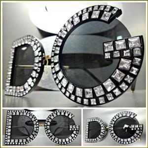 Unique Bedazzled Crystal Embellished Sunglasses