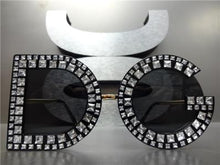 Unique Bedazzled Crystal Embellished Sunglasses