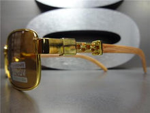 Elegant Wooden Sunglasses- Honey Lens