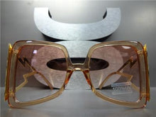 Exotic Zig Zag Design Sunglasses- Pink/ Gold
