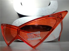 Funky Cat Eye Sunglasses- Red