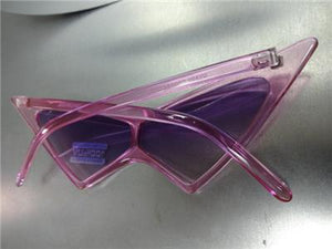 Funky Cat Eye Sunglasses- Purple