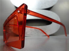 Unique Style Cat Eye Sunglasses- Red