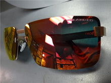Sleek Rectangular POLARIZED Sunglasses- Gold Mirrored Lens
