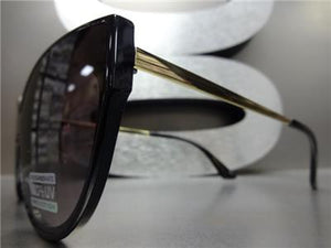 Classy Exaggerated Cat Eye Sunglasses- Black Frame