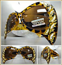 Unique Retro Cat Eye Sunglasses- Leopard Frame