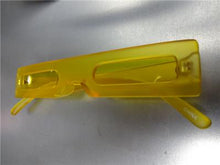 Futuristic Funky Retro Style Sunglasses- Yellow