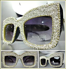 Handmade Bedazzled Cat Eye Sunglasses