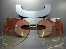 Vintage Butterfly Sunglasses- Pink/Yellow Lens