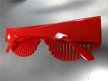 Classic Retro Style Shutter Glasses- Red Frame