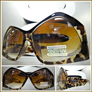 Unique Retro Sunglasses- Tortoise / Leopard