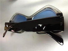 Unique Retro Sunglasses- Blue Lens