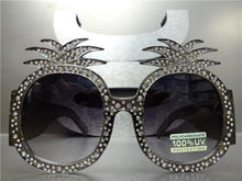 Oversized Pineapple Shape Sunglasses- Gray Frame