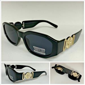 LUXURY Hip Hop Style Classic Sunglasses- Black & Gold