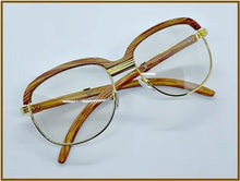 EXECUTIVE Square Frame Wooden Clear Lens Glasses- Light Wood