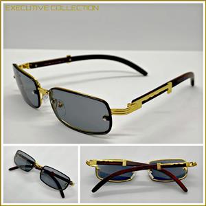 Executive Black + Gold Sunglasses