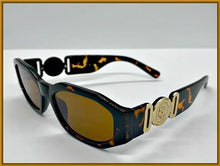 LUXURY Hip Hop Style Classic Sunglasses- Tortoise & Gold