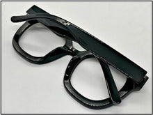 LENSLESS (NO LENS) Square Frame Bumblebee Glasses- Black Frame