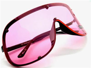Shield Visor Style Sunglasses- Pink